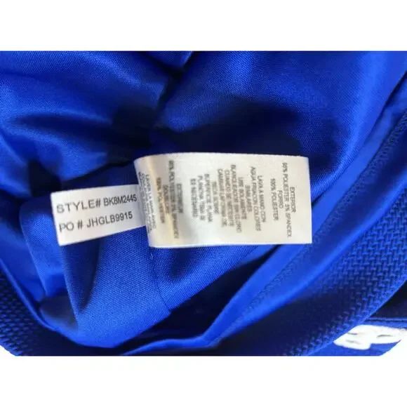 Jessica Howard 18 Navy White Applique High Neck Sleeveless Shift Dress Preppy - Picture 8 of 12